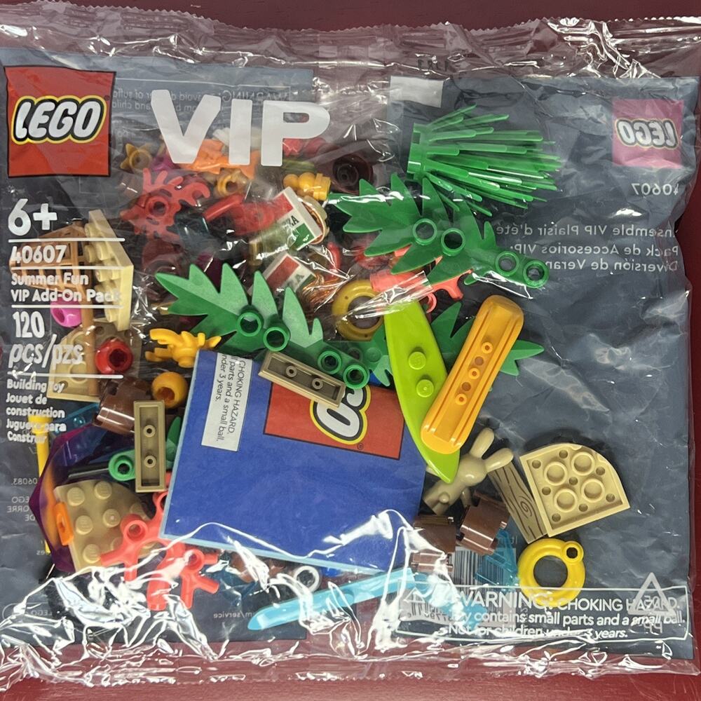 LEGO Miscellaneous: Summer Fun Vip Add-On Pack (40607) - Brand New - Picture 1 of 1